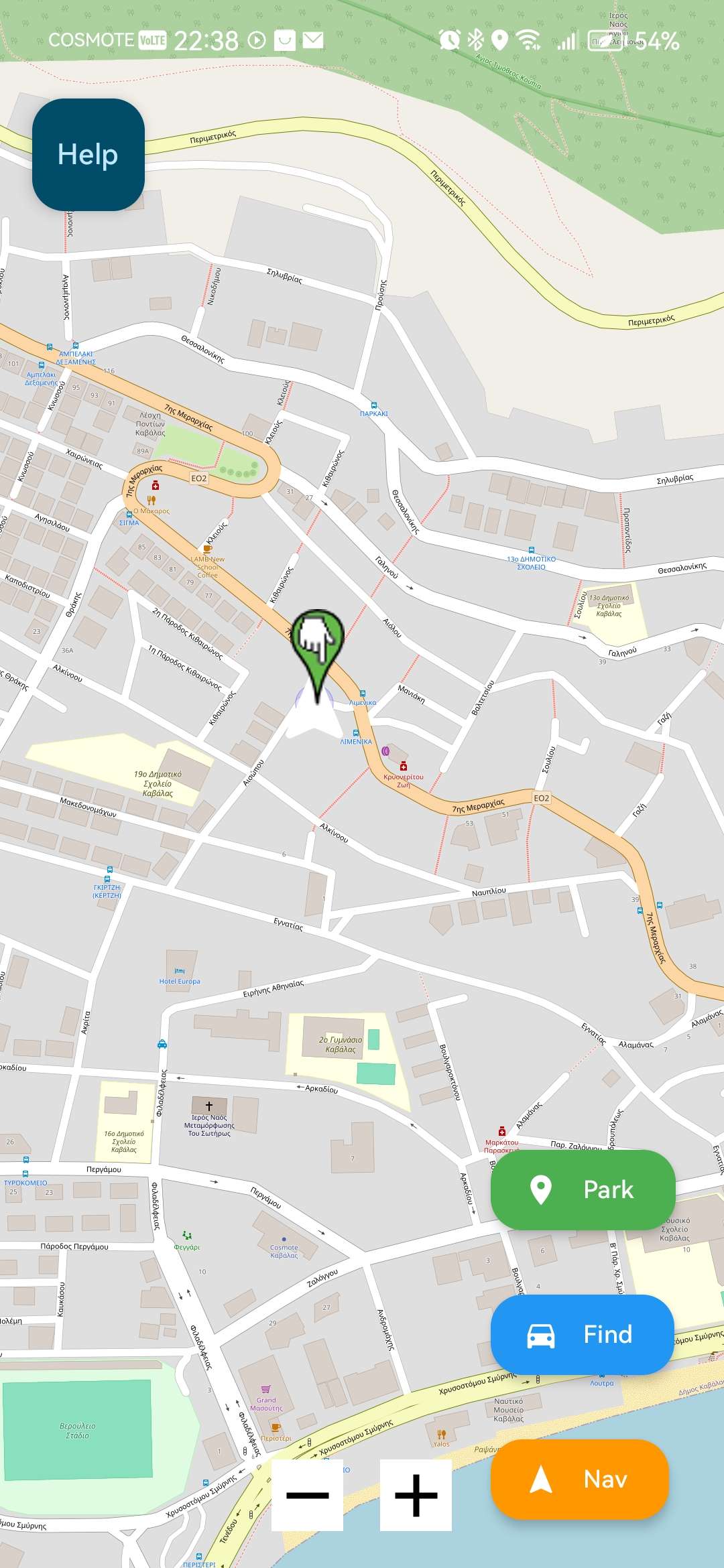 Αποθήκευση τοποθεσίας